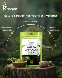 Krishva Organic Moringa Leaf Powder – Nourished by Nature
